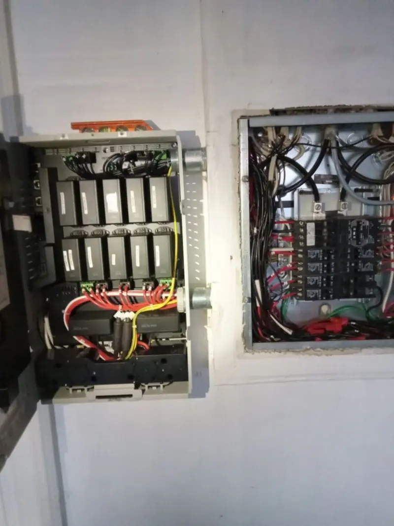 Electrical panel upgrade completed for Indoor Lighting Installation in Weston